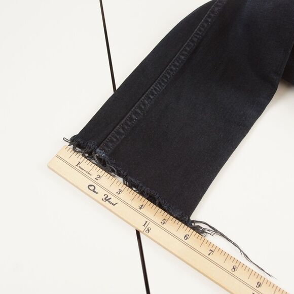 Levis LVC Orange Tab 606 Super Slim Dark Wash Raw Hem Jeans Sz 26 - Picture 8 of 13